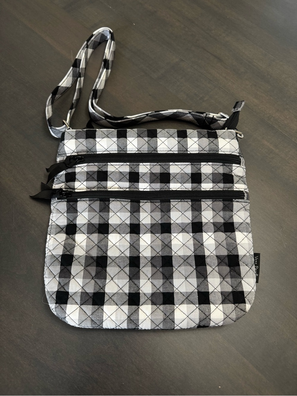 Vera Bradley Triple Zip Hipster Bag in Pearl Buffalo Check Holiday/ Fall 2021